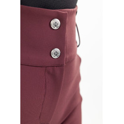 Pantalon équitation Luce Harcour Aubergine Bordeaux Pantalon équitation Luce Harcour Aubergine Bordeaux