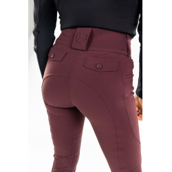Pantalon équitation Luce Harcour Aubergine Bordeaux Pantalon équitation Luce Harcour Aubergine Bordeaux