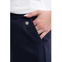 Broek Pia Harcour Marine Marineblauw