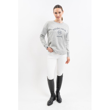 Unisex sweater Galopea Harcour Gemêleerd grijs