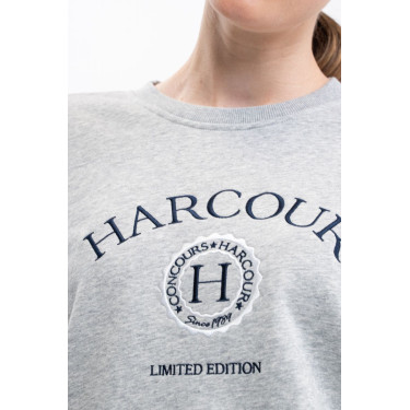 Sweat Unisex Galopea Harcour Gris chiné