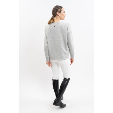 Sweat Unisex Galopea Harcour Gris chiné