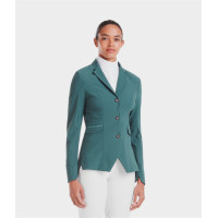 Veste de concours Aeromade Horse Pilot femme Balsam green logo argent Vert