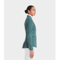Veste de concours Aeromade Horse Pilot femme Balsam green logo argent Vert