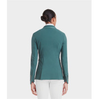 Veste de concours Aeromade Horse Pilot femme Balsam green logo argent Vert