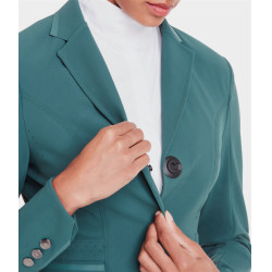 Wedstrijdjas Aeromade Horse Pilot dames Balsemgroen logo zilver
