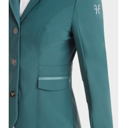 Wedstrijdjas Aeromade Horse Pilot dames Balsemgroen logo zilver