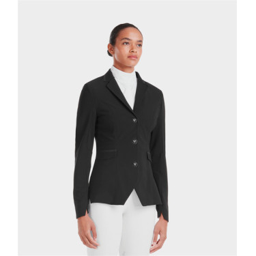 Wedstrijdjas Aeromade Horse Pilot dames Zwart zwart logo