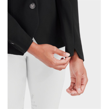 Wedstrijdjas Aeromade Horse Pilot dames Zwart zwart logo