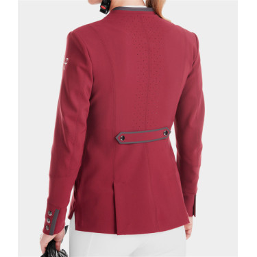 Veste de concours Aerotech Horse Pilot femme Rouge foncé