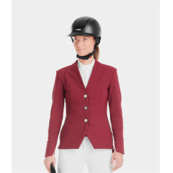 Wedstrijdjas Aerotech Horse Pilot dames Donkerrood