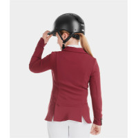 Veste de concours Aerotech Horse Pilot fille Rouge foncé