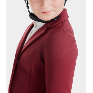Wedstrijdjas Aerotech Horse Pilot meisje Donkerrood