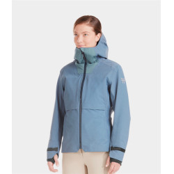 Elementjas Horse Pilot dames Blauw bewolkt