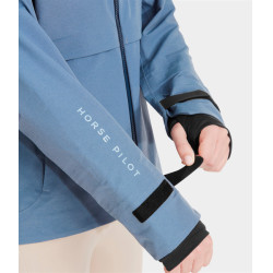 Elementjas Horse Pilot dames Blauw bewolkt