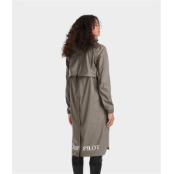 Veste Imperméable long Raintech Horse Pilot femme Café foncé Gris Veste Imperméable long Raintech Horse Pilot femme Café foncé Gris