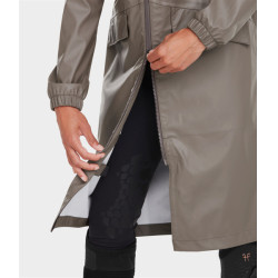 Veste Imperméable long Raintech Horse Pilot femme Café foncé Gris Veste Imperméable long Raintech Horse Pilot femme Café foncé Gris