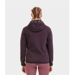 Pampa fleecejack Horse Pilot dames Wijnproeven Violet