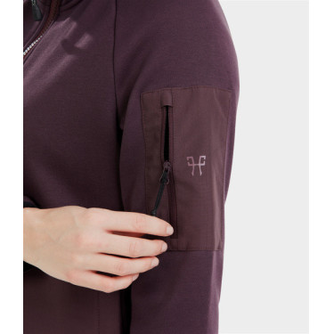 Veste polaire Pampa Horse Pilot femme Winetasting Violet