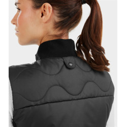 Mouwloos vest Horse Pilot dames Zwart