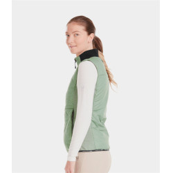 Veste sans manches Horse Pilot femme Smooth green Vert
