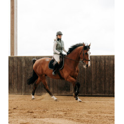 Mouwloos vest Horse Pilot dames Glad groen