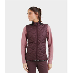 Mouwloos vest Horse Pilot dames Wijnproeven Violet