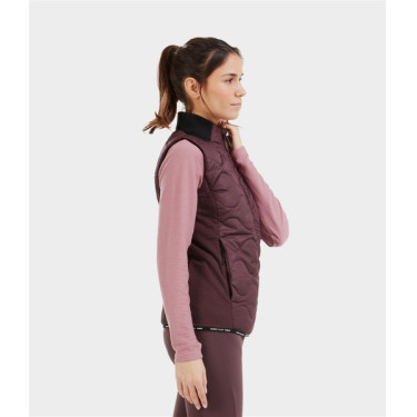 Mouwloos vest Horse Pilot dames Wijnproeven Violet