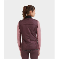 Mouwloos vest Horse Pilot dames Wijnproeven Violet