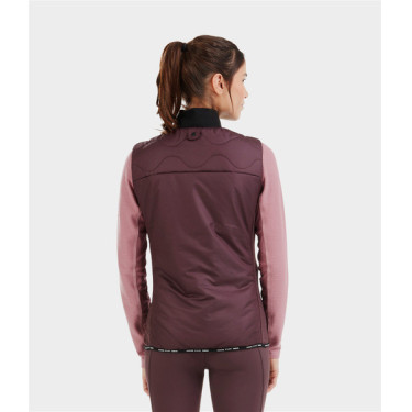 Mouwloos vest Horse Pilot dames Wijnproeven Violet