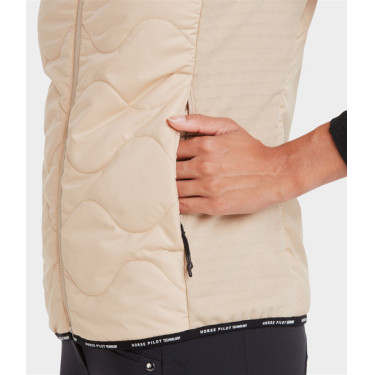 Veste sans manches Horse Pilot femme Latté Marron Veste sans manches Horse Pilot femme Latté Marron