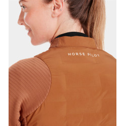 Veste Storm Horse Pilot femme Marron doré
