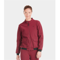 Teddyjas Horse Pilot dames Donkerrood
