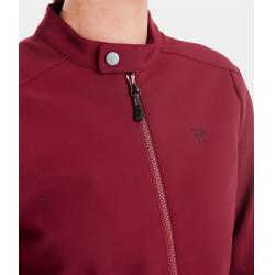 Veste Teddy Horse Pilot femme Rouge foncé