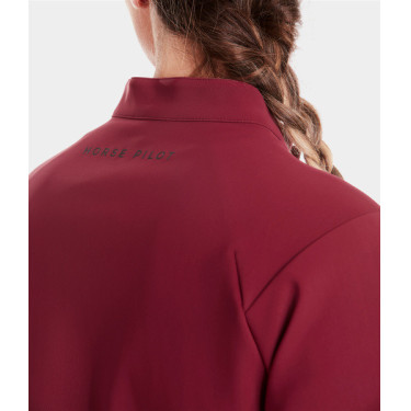 Veste Teddy Horse Pilot femme Rouge foncé