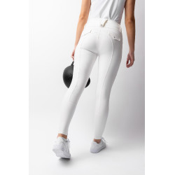 Pantalon d'équitation B Vertigo hybride compression Chiara femme Blanc