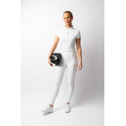 Pantalon d'équitation B Vertigo hybride compression Chiara femme Blanc