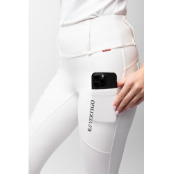 Pantalon d'équitation B Vertigo hybride compression Chiara femme Blanc