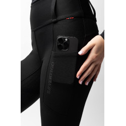 Pantalon d'équitation B Vertigo hybride compression Chiara femme Beauté noir Pantalon d'équitation B Vertigo hybride compression Chiara femme Beauté noir