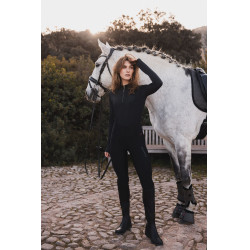 Pantalon d'équitation B Vertigo hybride compression Chiara femme Beauté noir Pantalon d'équitation B Vertigo hybride compression Chiara femme Beauté noir