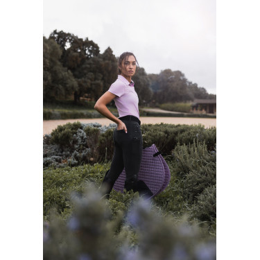 Pantalon Horze Carolyn denim fullgrip femme Noir Pantalon Horze Carolyn denim fullgrip femme Noir