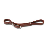Lanière de muserolle Western Waldhausen Marron