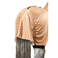 Couverture anti UV et anti eczéma avec rabat ventral et cou Horze Marron clair Couverture anti UV et anti eczéma avec rabat ventral et cou Horze Marron clair