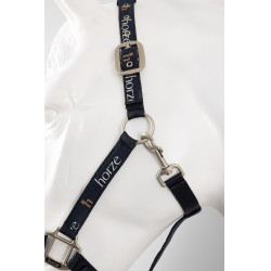 Licol Horze Huntington Ouverture Bleu marine Licol Horze Huntington Ouverture Bleu marine