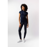 Chemise d'entrainement Horze Mina femme Ouverture Bleu marine Chemise d'entrainement Horze Mina femme Ouverture Bleu marine