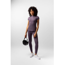 Trainingsshirt Horze Mina dames Zwart pruim