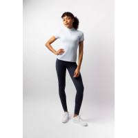 T-shirt d'entraînement Horze Joie manches courtes enfant Gris aube bleu T-shirt d'entraînement Horze Joie manches courtes enfant Gris aube bleu