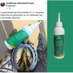 Gel traitant pourriture sévère des fourchettes Ekin