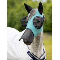 Vliegenmasker met neus LeMieux Bug Relief Full Lagune Blauw