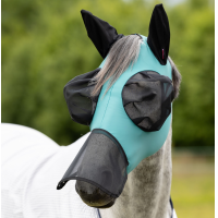 Vliegenmasker met neus LeMieux Bug Relief Full Lagune Blauw